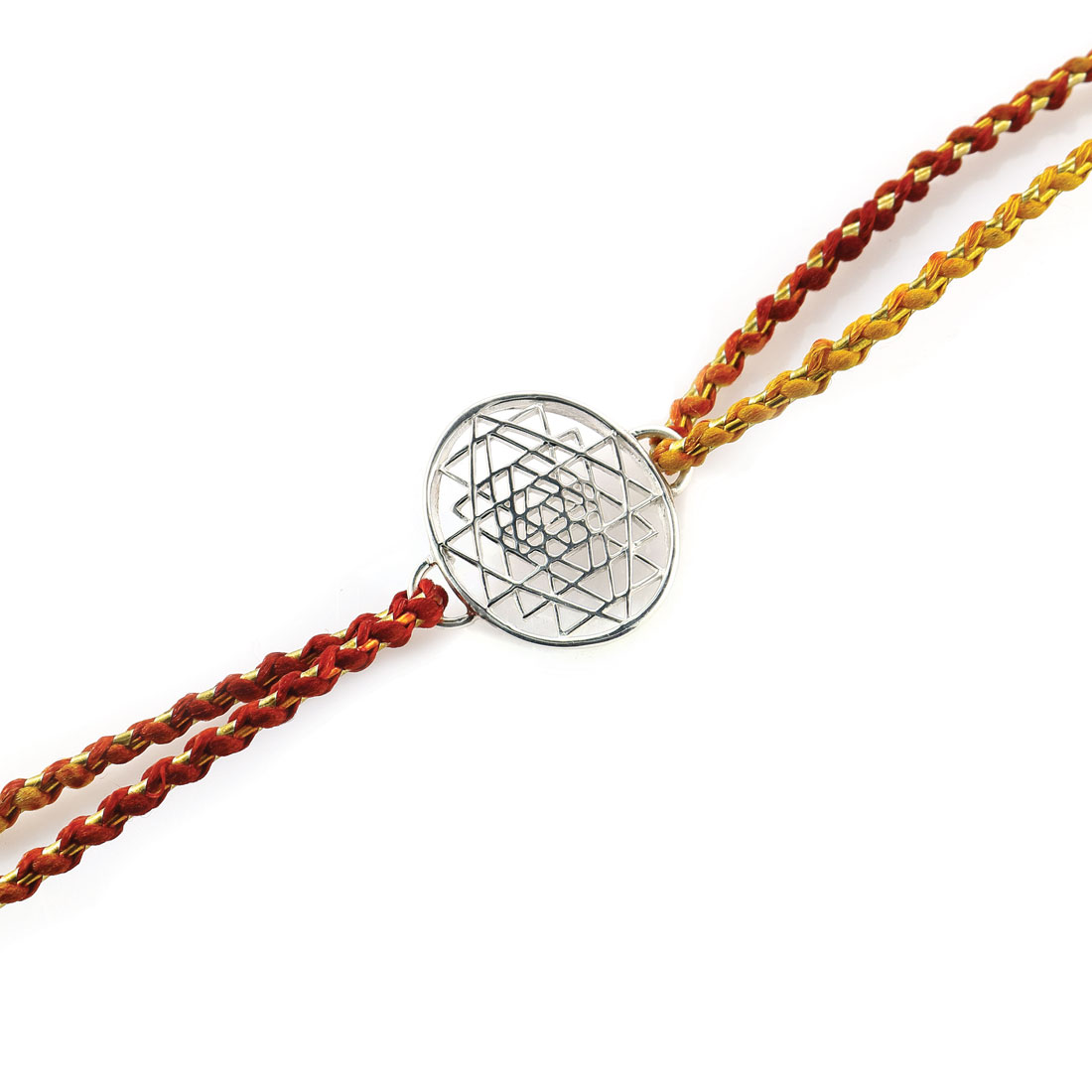 Silver Shri Yantra Rakhi