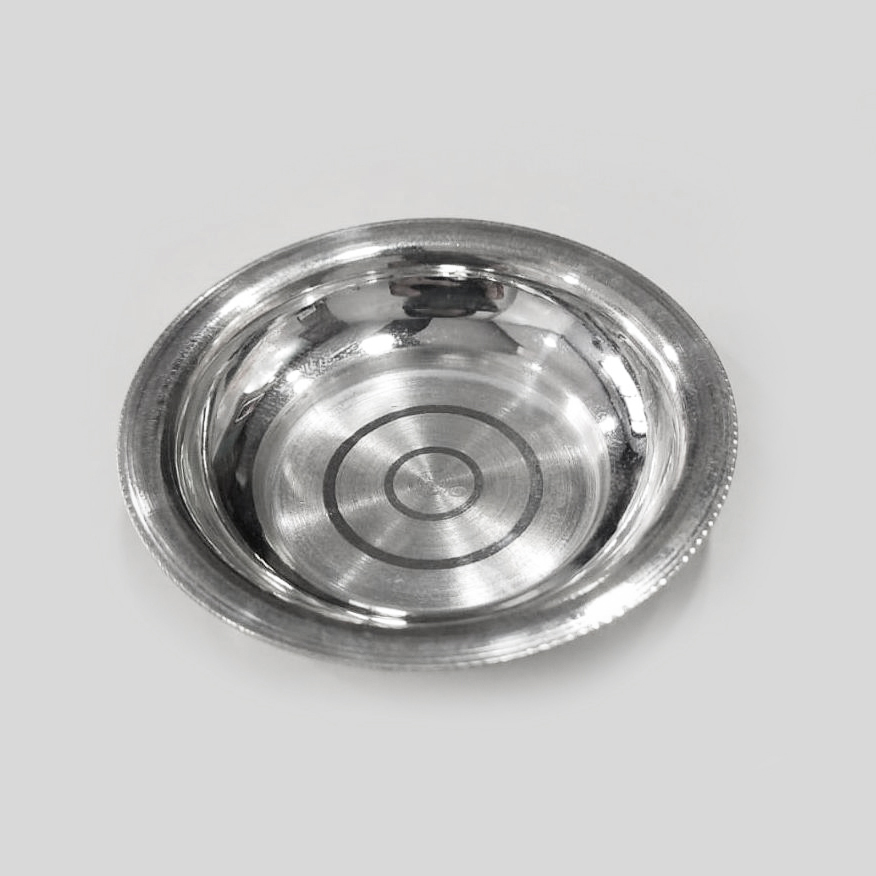 Small Plate/ Haldi Kumkum Plate/ Prasad Plate/ Katori/ Vati/ Multipurpose Silver Plate 