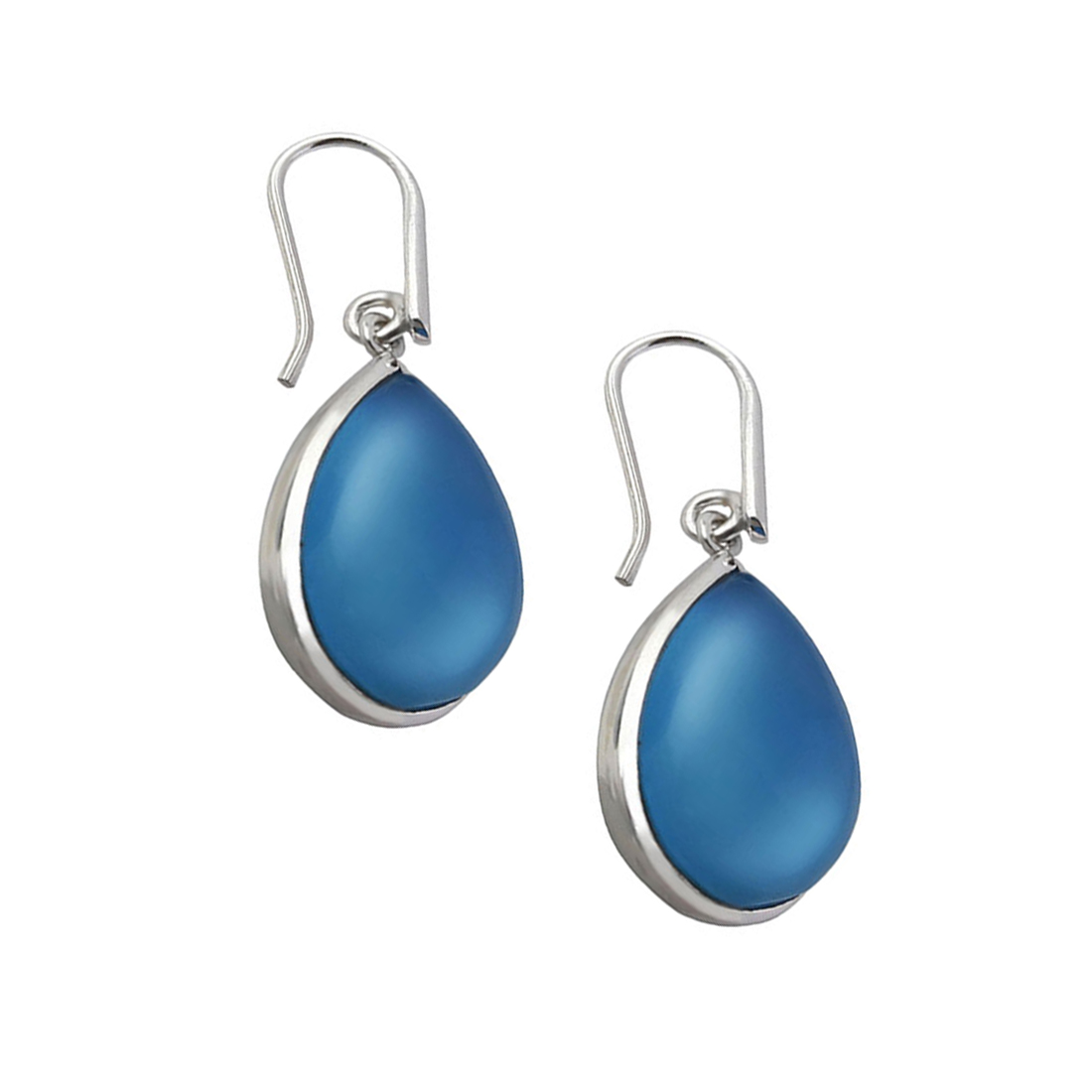 Serene Blue Onyx Earring