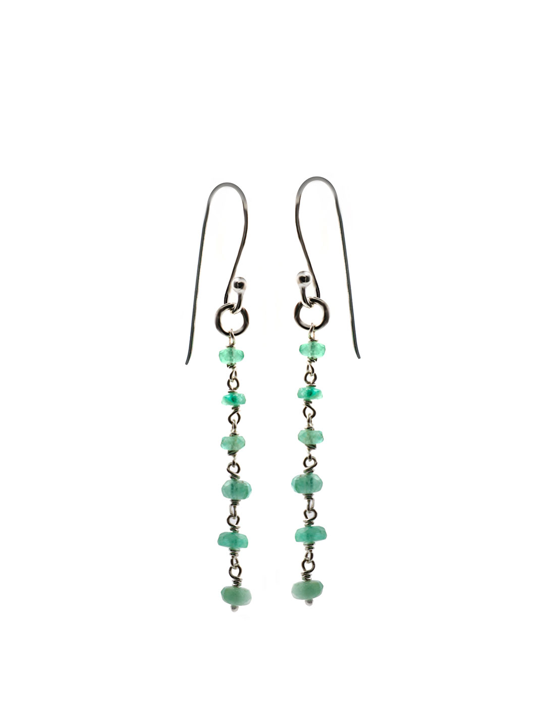 Emerald Link Danglers