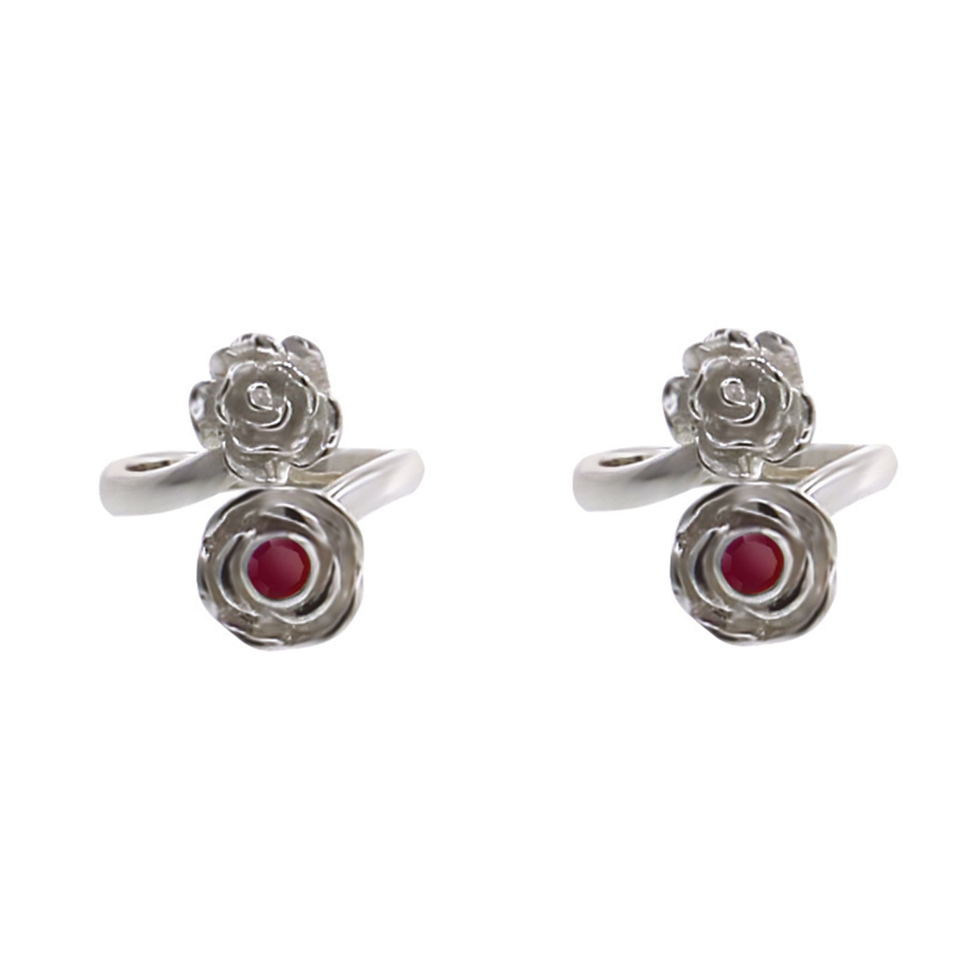 Double Rose Adjustable Toe Ring